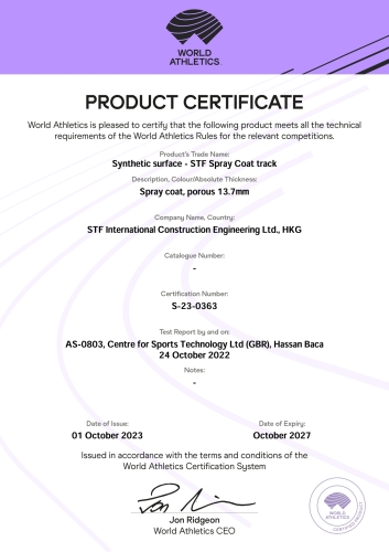 STF Spraycoat Track System