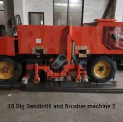 Máy đổ cát lớn và máy chải 2